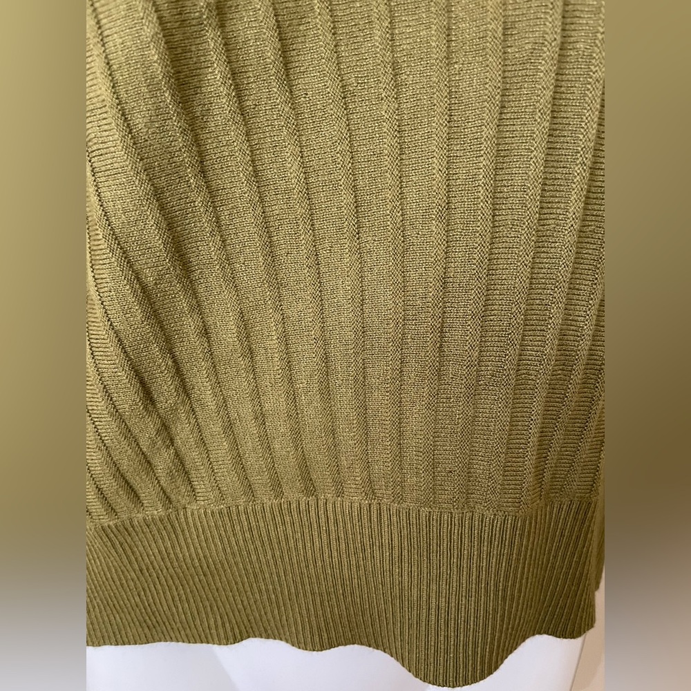 Sz XXS RW&CO Long-Sleeve Boat-Neck Relaxed Sweater Green Moss Women's Sweater - Picture 7 of 9